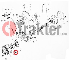 ZAPPATRICE CUSCINETTO ALBERO MOTO DI MEZZO 35831-43380 OEM