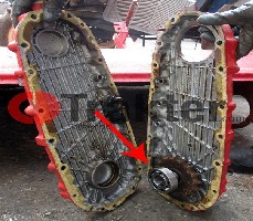 ZAPPATRICE CUSCINETTO ALBERO ASSE INGRANAGGIO LATO INFERIORE