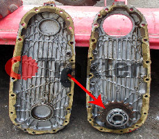 ROTARY TILLER BEARING AXIS GEAR BOTTOM