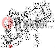 ZAPPATRICE CUSCINETTO PORTALAME INGRANAGGIO LATO INFERIORE 08101-06306 OEM
