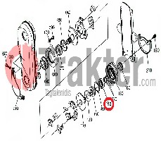 ZAPPATRICE CUSCINETTO A SFERA LATO MANOVELLA METALLICA 7C405-55220 OEM