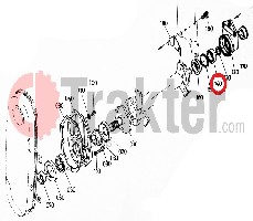 ZAPPATRICE CUSCINETTO A SFERA LATO MANOVELLA METALLICA 08101-06206 OEM