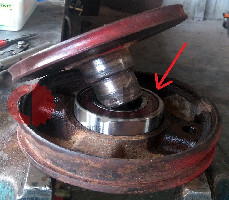 BODENFRÄSE KUGELLAGER LAGERGEHÄUSE TnT