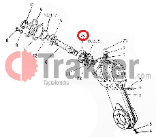 ZAPPATRICE MOTO DI MEZZO CUSCINETTO ALBERO PTO SECOND 08101-06307 OEM