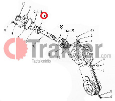 ZAPPATRICE MOTO DI MEZZO CUSCINETTO ALBERO PTO PRIMO 08101-06207 08181-06207 70030-35029 70060-03352 T2050-23460 OEM