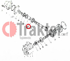 CUSCINETTO ZAPPATRICE MOTO DI MEZZO BOBINA POSTERIORE 08101-06307 OEM