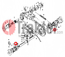 BODENFRÄSE KUGELLAGER SET MITTELANTRIEB 08101-06206 08101-06207 OEM
