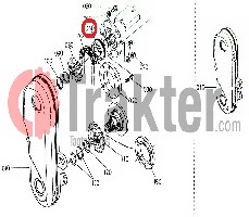 ZAPPATRICE CUSCINETTO LATO CATENA ALBERO LATO SUPERIORE 35831-43380 OEM