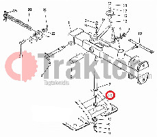ZAPPATRICE CUSCINETTO REGOLATORE VITE ORIGINAL KUBOTA 08400-00004