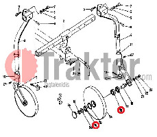 BODENFRÄSE KUGELLAGER BOLZEN