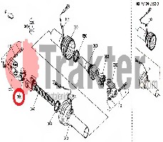 CROCE ALBERO PTO CARDANICO ORIGINAL KUBOTA 70531-52250 70531-52251