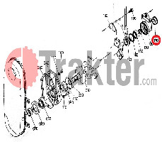 BODENFRÄSE RADNABE KAPPE ORIGINAL KUBOTA 55314-22430