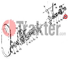BODENFRÄSE RADNABE KAPPE ORIGINAL KUBOTA 55314-22430