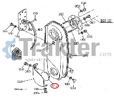 COPERCHIO ZAPPATRICE ORIGINAL KUBOTA 58912-21630