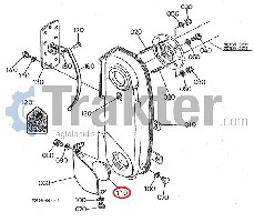 COPERCHIO ZAPPATRICE ORIGINAL KUBOTA 58912-21630