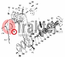 COPERCHIO ZAPPATRICE ORIGINAL KUBOTA 79163-32130