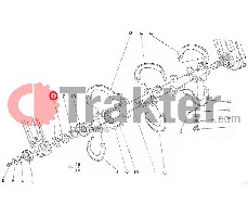 ZAPPATRICE GUARNIZIONE MOTO DI BORDO MOZZO ORIGINAL KUBOTA 09400-45629 09500-45629