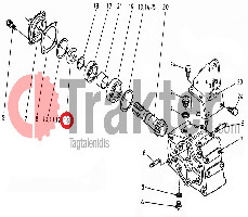 ZAPPATRICE GUARNIZIONE MOTO DI BORDO 09500-35558 OEM