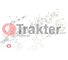 ROTARY TILLER SEAL MIDDLE MOVE ORIGINAL KUBOTA 32187-55370