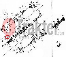 ΦΡΕΖΑΣ ΤΣΙΜΟΥΧΑ ΜΕΣΗ ΚΙΝΗΣΗ ORIGINAL KUBOTA 70450-55370