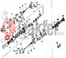 ZAPPATRICE GUARNIZIONE MOTO DI MEZZO ORIGINAL KUBOTA 70450-55370