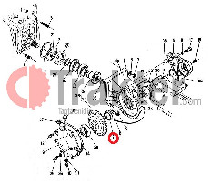 ΦΡΕΖΑΣ ΤΣΙΜΟΥΧΑ ΜΕΣΗΣ ΚΙΝΗΣΗΣ ΚΟΡΩΝΑ ORIGINAL KUBOTA 09180-38508