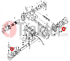 BODENFRÄSE WELLENDICHTRING MITTELANTRIEB