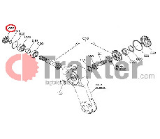ROTARY TILLER SEAL COIL MIDDLE MOVE ORIGINAL KUBOTA 09503-58011