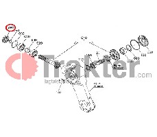 ZAPPATRICE GUARNIZIONE BOBINA MOTO DI MEZZO ORIGINAL KUBOTA 09503-58011