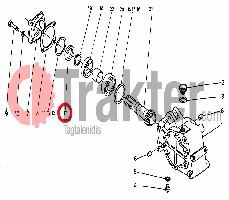 ZAPPATRICE GUARNIZIONE BOBINA ORIGINAL KUBOTA 09500-35558