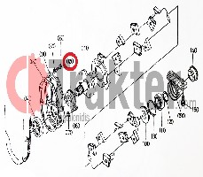 ZAPPATRICE GUARNIZIONE CATENA LATERALE ORIGINAL KUBOTA 79105-32320