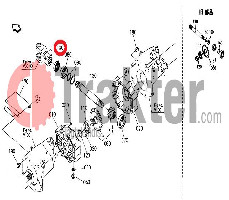 SELLO PTO DE CULTIVADOR ROTATIVO KUBOTA ORIGINAL 37150-25360