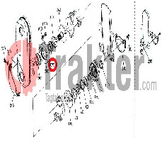 CADENA LATERAL PARA CULTIVADOR ROTATIVO EJE DE CUCHILLA ROTATIVA 70155-55160 OEM