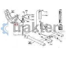 ZAPPATRICE ALBERO PORTALAME ORIGINAL KUBOTA RM171K RM181K RM191K RM201K 7E508-57250