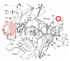 KOTFLÜGEL LINKS ORIGINAL KUBOTA 34070-47010 34070-47017