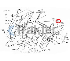 GUARDABARROS IZQUIERDO KUBOTA ORIGINAL T0240-47010