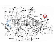 PARAFANGO SINISTRA ORIGINAL KUBOTA T0270-47010