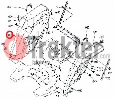 KOTFLÜGEL RECHTS ORIGINAL KUBOTA 34050-47004 34050-47006