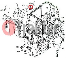 KOTFLÜGEL SCHUTZ RECHTS ORIGINAL KUBOTA 34070-47522 34070-47520