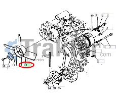 VENTILADOR KUBOTA ORIGINAL 15321-74110
