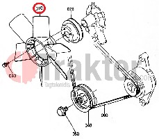 VENTOLA ORIGINAL KUBOTA 16864-74110