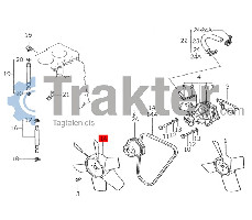 VENTILADOR DEL RADIADOR ISEKI ORIGINAL5650-040-935-00