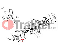 FAN ENGINE RADIATOR ORIGINAL KUBOTA 15694-74110