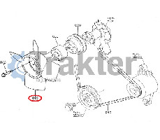 LÜFTERFLÜGEL ORIGINAL KUBOTA 15872-74110