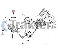 VENTOLA RADIATORE ORIGINAL KUBOTA 16271-74110