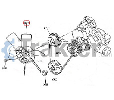 VENTOLA RADIATORE ORIGINAL KUBOTA 16271-74110