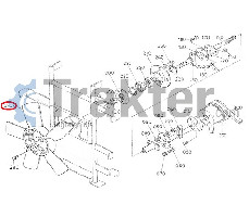 FAN RADIATOR ORIGINAL KUBOTA 17367-74110