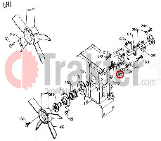 ΦΤΕΡΩΤΗΣ ΑΞΟΝΑΚΙ ΑΡΣΕΝΙΚΟ ORIGINAL KUBOTA 67156-54820