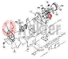 ALBERO DISCO VENTOLA METALLICO ORIGINAL KUBOTA 34070-40370