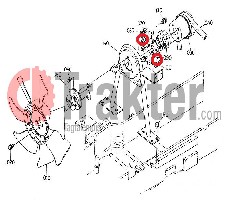 LÜFTERFLÜGEL RIEMENSCHEIBE UNTERLEGSCHEIBE ORIGINAL KUBOTA 04012-50080